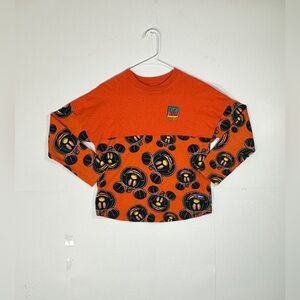 2023 Disney Parks Halloween Mickey Mouse Pumpkin Spirit Jersey Youth Large 11-12